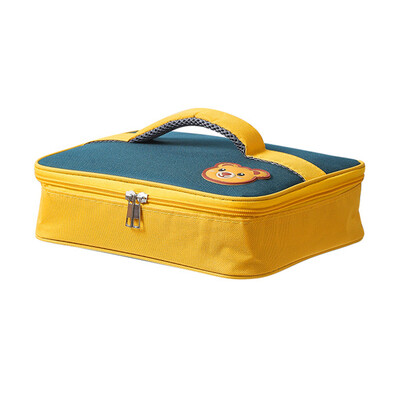 Kaasaskantav laste termiline lõunakott Naiste Oxfordi riidest Bento kotid Suure mahutavusega toidupiknik jahuti käekotid Square korraldaja