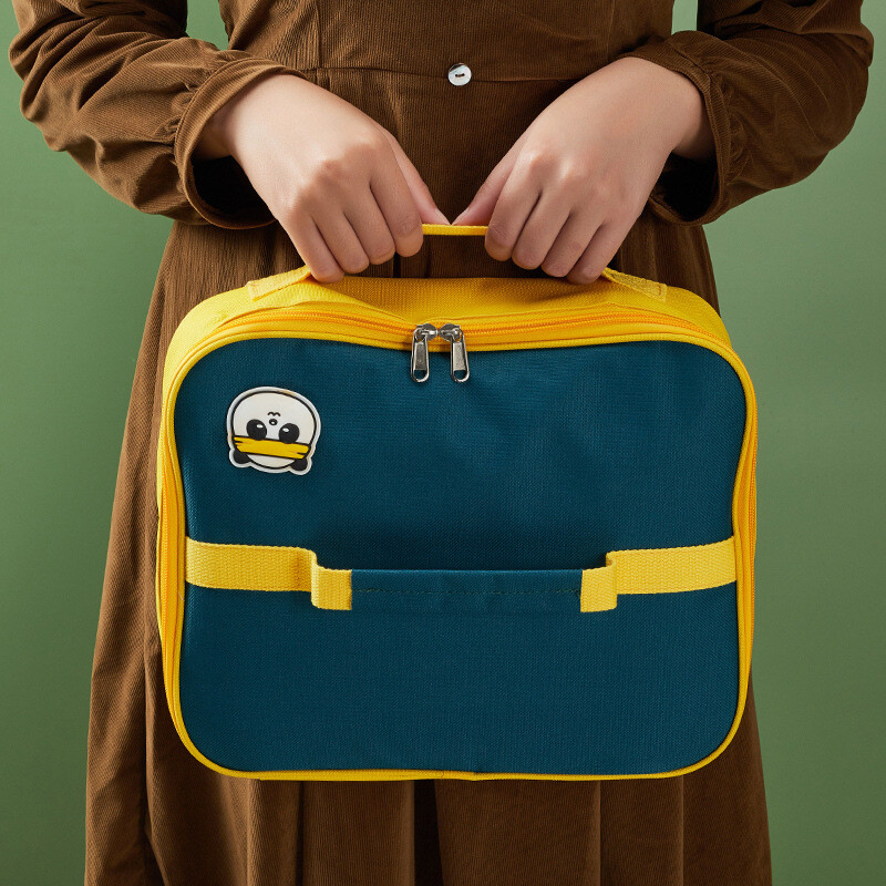 Kaasaskantav laste termiline lõunakott Naiste Oxfordi riidest Bento kotid Suure mahutavusega toidupiknik jahuti käekotid Square korraldaja