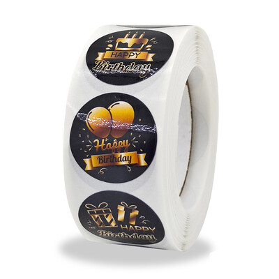 50-500 tk. Palju õnne sünnipäevaks kleebised Kingituspakendi pitseerimissilt DIY peokaunistus Isekleepuv käsitsi valmistatud kirjatarvete kleebis