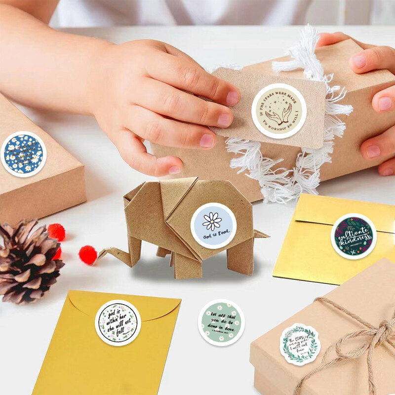 500 de bucăți autocolante de desene animate cu fraze motivaționale din Biblie, autocolante de inspirație pentru Isus, pentru laptop, bagaje, skateboard, autocolant decorativ pentru chitară