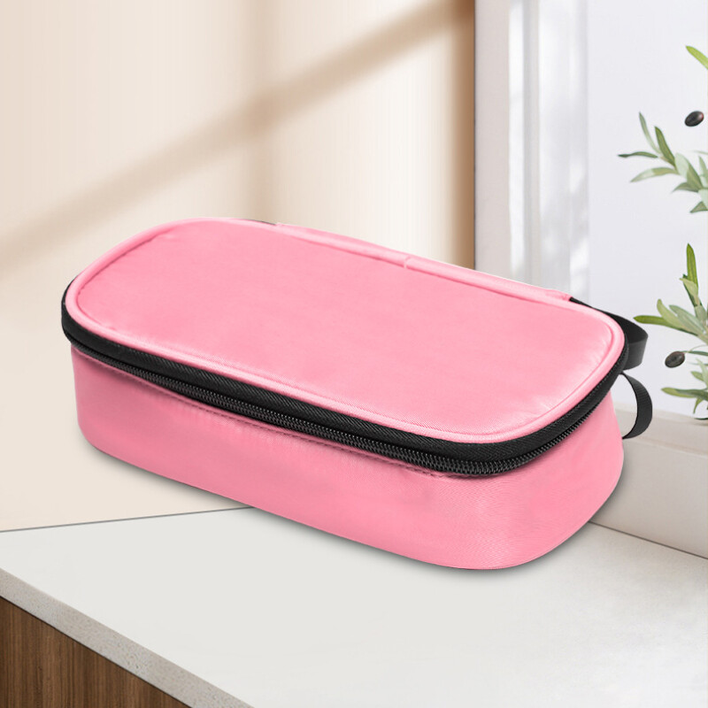 Geantă de răcire cu insulină în 5 culori Protector portabil pentru pastile de buzunar pentru diabetici, rezistent la apă, izolat termic, răcitor medical fără gel