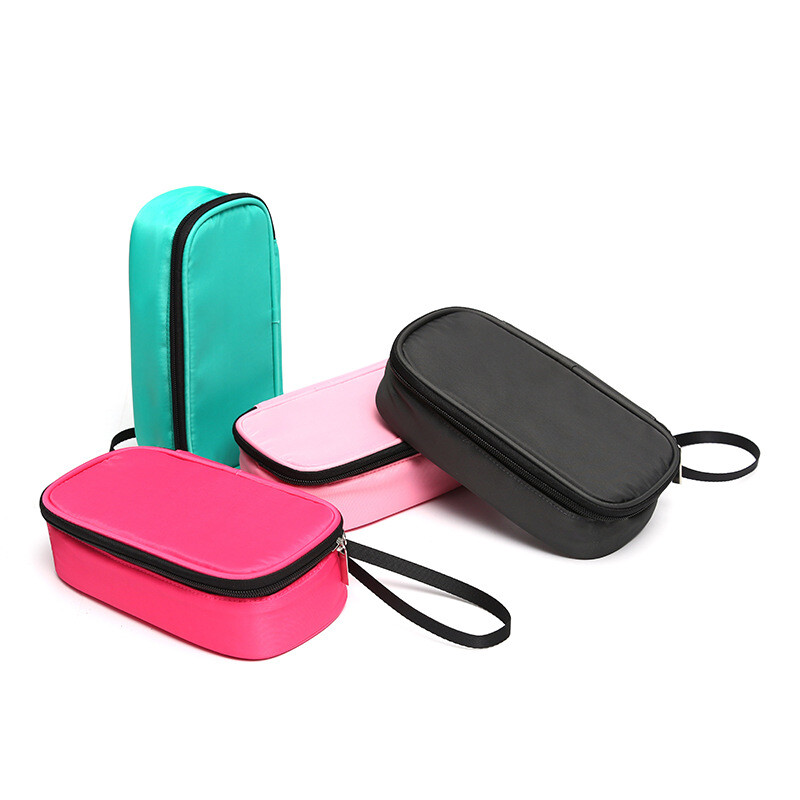 Geantă de răcire cu insulină în 5 culori Protector portabil pentru pastile de buzunar pentru diabetici, rezistent la apă, izolat termic, răcitor medical fără gel