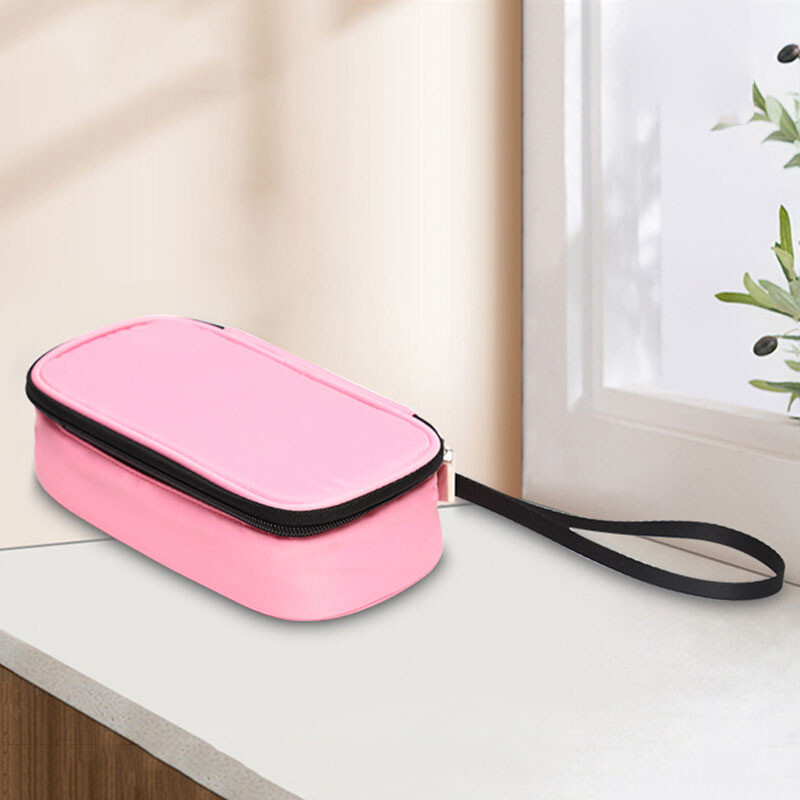 Geantă de răcire cu insulină în 5 culori Protector portabil pentru pastile de buzunar pentru diabetici, rezistent la apă, izolat termic, răcitor medical fără gel