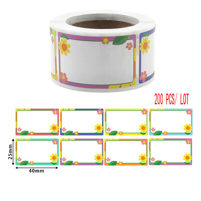 Autocolant cu nume de desene animate Identificarea etichetei cupa cu apă scrisă de mână cu etichete autoadezive Autocolante cu semnătură de clasificare DIY