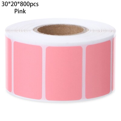 30mm/50mm Στρογγυλό Σχήμα Άμεση θερμική ετικέτα Πολύχρωμη ετικέτα ονόματος για αυτοκόλλητο θερμικό αυτοκόλλητο κύκλου με σχέδιο λογότυπου DIY