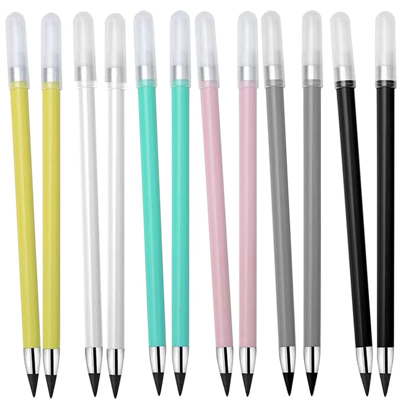 12 τμχ Μολύβια γραφής χωρίς μελάνι Eternal Infinite Drawing Αιώνια διαγραφόμενη φορητή διασκέδαση χωρίς μελάνι για