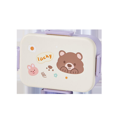 Armas Bento lõunakarbi koolisoojendi kaasaskantav plastikust lõunakonteiner lastele tüdrukutele, leivavõileiva toidusoojendussektsioonid