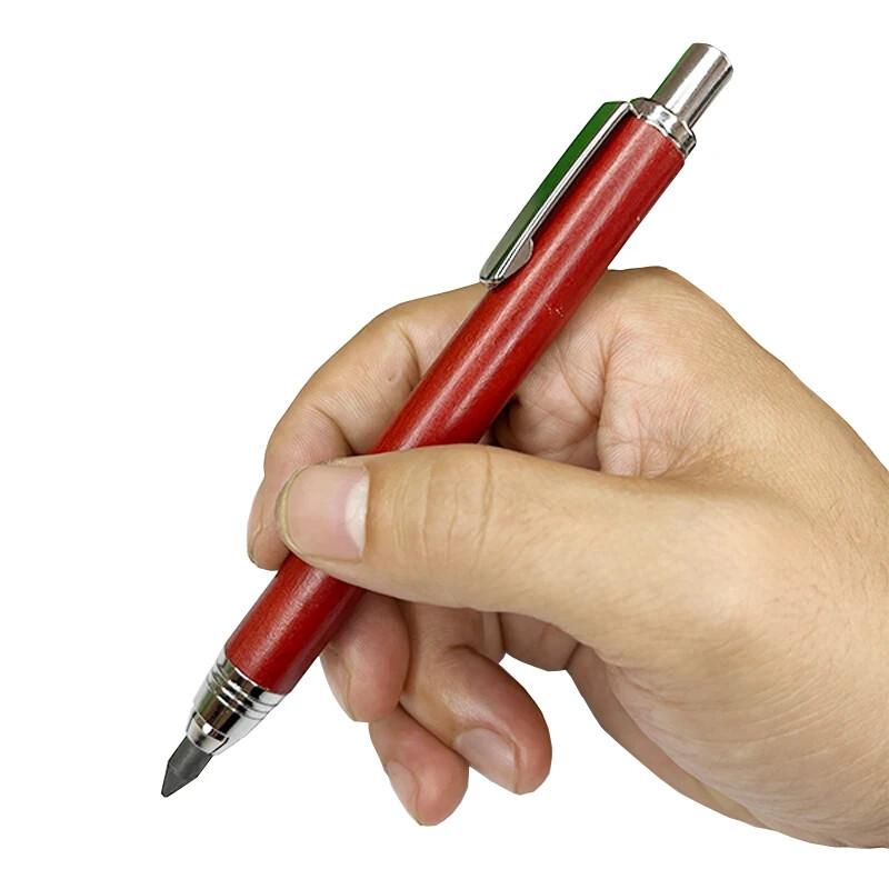 5,6 mm drvena umjetnička olovka za crtanje s 2B 4B 6B 8B olovom Učenici slikaju grafite Metalna mehanička olovka Slatki školski pribor