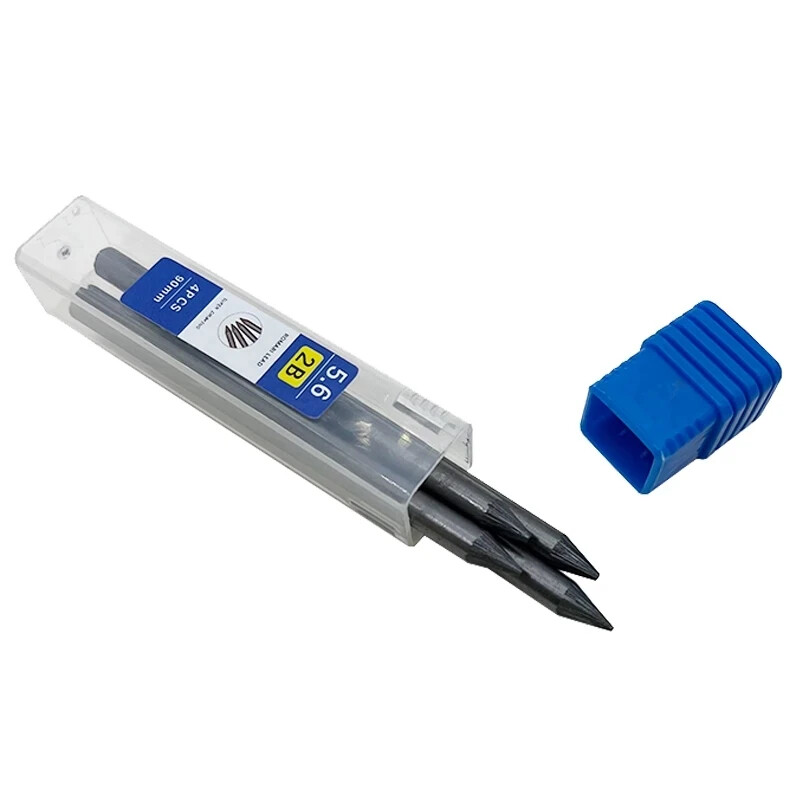 5,6 mm drvena umjetnička olovka za crtanje s 2B 4B 6B 8B olovom Učenici slikaju grafite Metalna mehanička olovka Slatki školski pribor