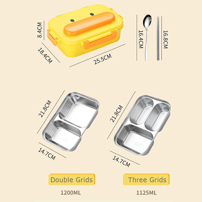 Bento lõunakast lastele 316 roostevabast terasest isoleeritud mikrolaineahjus lõunakast õpilase kaasaskantav multikas armas lõunakast