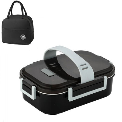 Κουτί φαγητού 700 ml από ανοξείδωτο ατσάλι 304 με λαβή με αντιδιαρροή φούρνο μικροκυμάτων Bento Box Student Kids δοχείο αποθήκευσης τροφίμων