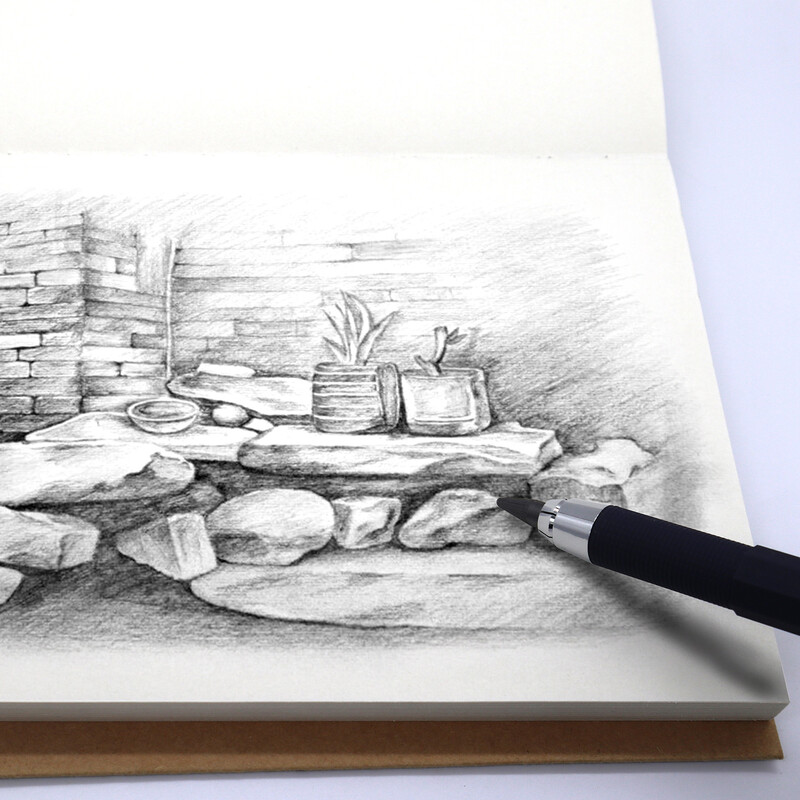 5,6 mm 4B Молив за рисуване на скици Автоматичен комплект моливи за механичен молив Художествени принадлежности