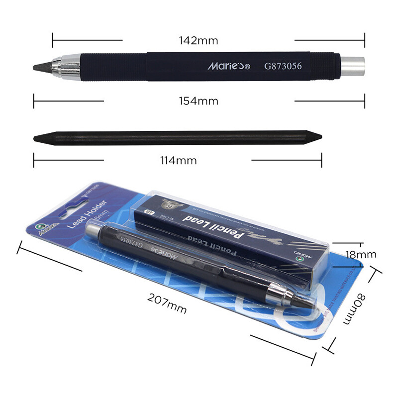 5,6 mm 4B Молив за рисуване на скици Автоматичен комплект моливи за механичен молив Художествени принадлежности