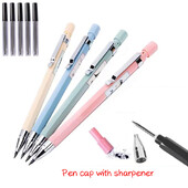 2.0 2B Creion Creion mecanic cu cap gros Culori negre Plumb Studenți automate Non-toxice Inginerie Desen Studenți la artă