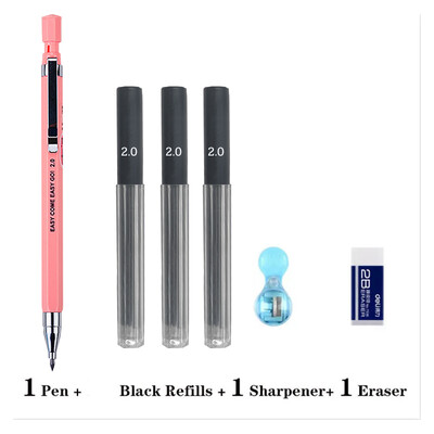 2.0 2B Creion Creion mecanic cu cap gros Culori negre Plumb Studenți automate Non-toxice Inginerie Desen Studenți la artă