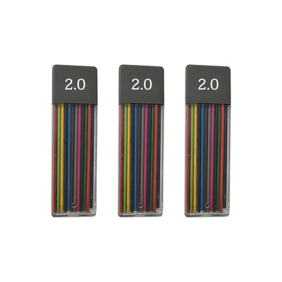 2.0 2B Creion Creion mecanic cu cap gros Culori negre Plumb Studenți automate Non-toxice Inginerie Desen Studenți la artă