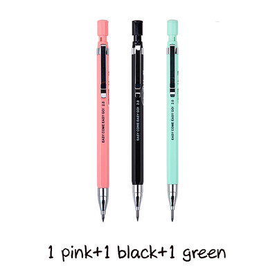 2.0 2B Creion Creion mecanic cu cap gros Culori negre Plumb Studenți automate Non-toxice Inginerie Desen Studenți la artă