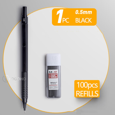 Creion mecanic din metal M&G, 0,5 mm/0,7 mm, reumplere cu plumb, articole de papetărie pentru studenți, creioane automate, rechizite școlare de birou