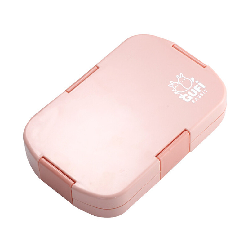 NOU Cutie de prânz portabilă Bento Box fără BPA Recipient de mâncare pentru picnic pentru copii Cutie de prânz sigilată cu grilă Cutie de prânz Cutie Bento pentru microunde
