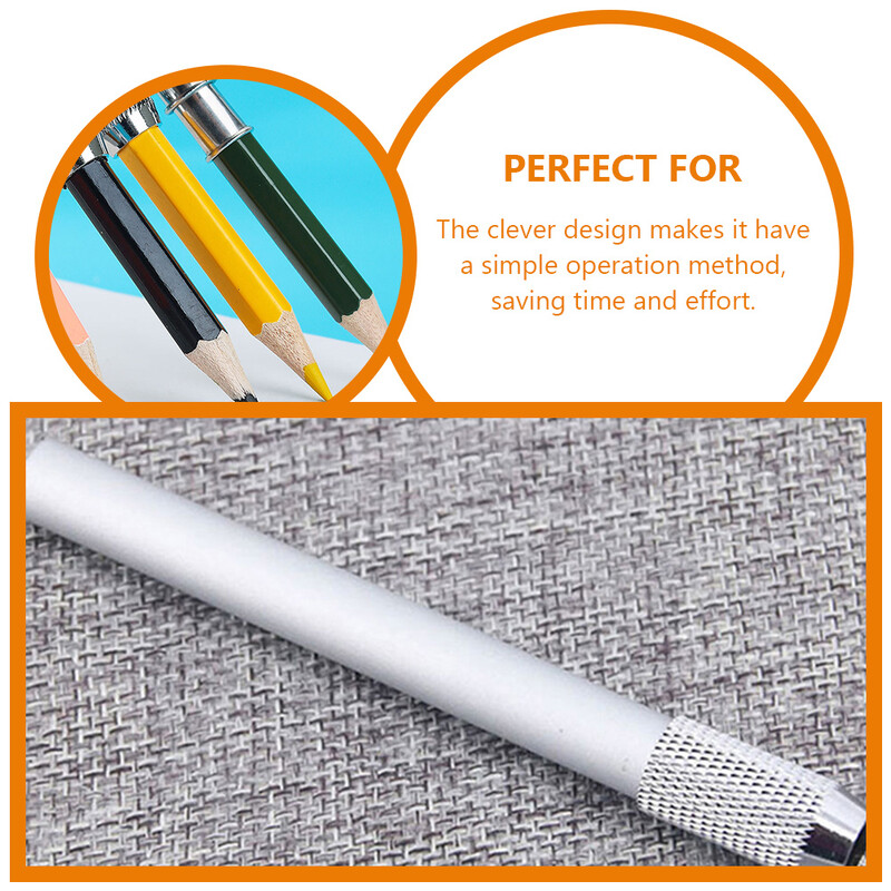 Ξύλινες προεκτάσεις μολυβιών Ρυθμιζόμενη Art Pencil Lengthener Μολύβι προέκτασης μεταλλική λαβή χρωματιστά μολύβια Crayon School