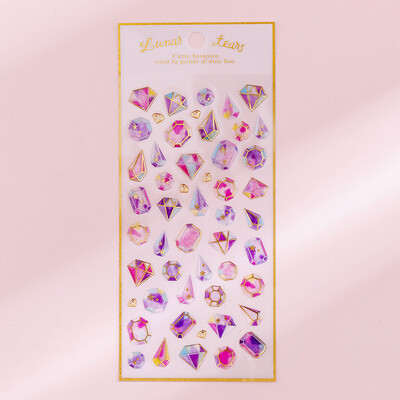 3D Magic Planet Crystal Dream Stickers Craft Cute Kawaii Stickers Scrapbooking Направи си сам дневник Албум Stick Label Канцеларски материали