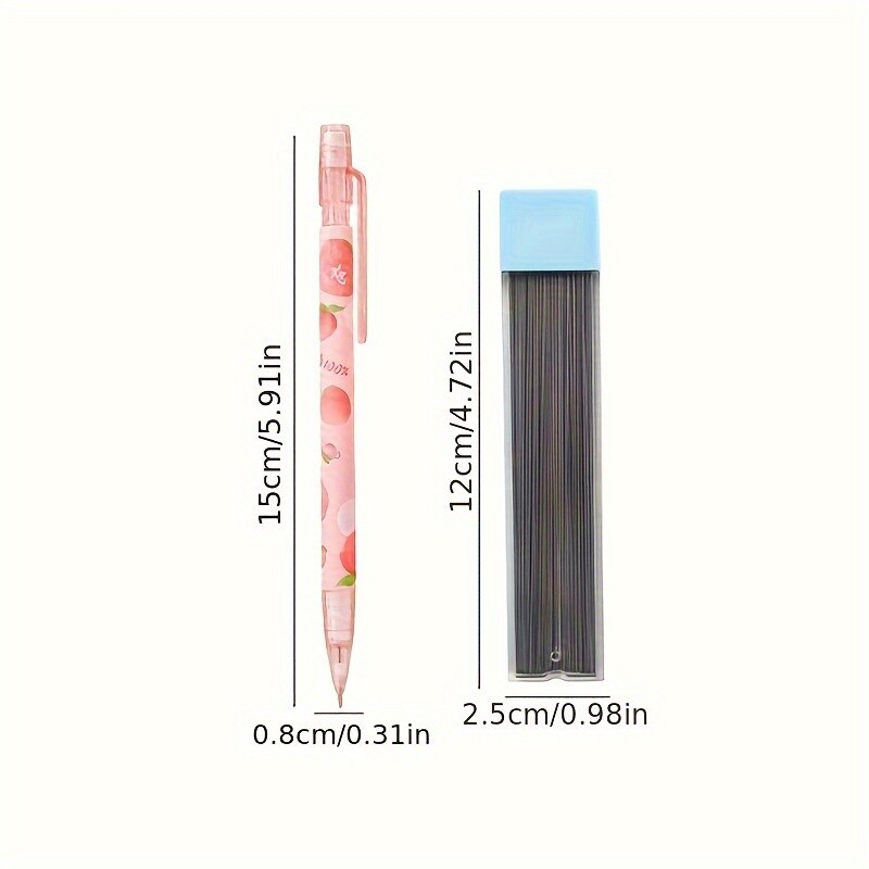 8 komada, automatska olovka za crtanje i jezgra olovke od 0,5 mm, mehanička olovka, piše glatko bez prljanja ruku