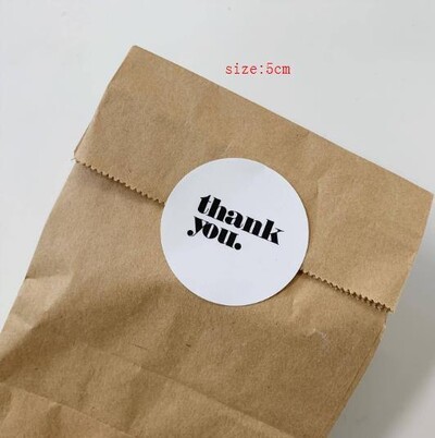 60 de bucăți autocolante de mulțumire 5*6 cm etichete adezive pentru afaceri mici pentru plic, petrecere de nuntă, pungă de ambalare pentru coacere