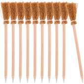 10 buc creioane din lemn creioane în formă de mătură de vrăjitoare Creioane mătură pentru studenți începători care scriu creioane de Halloween școală