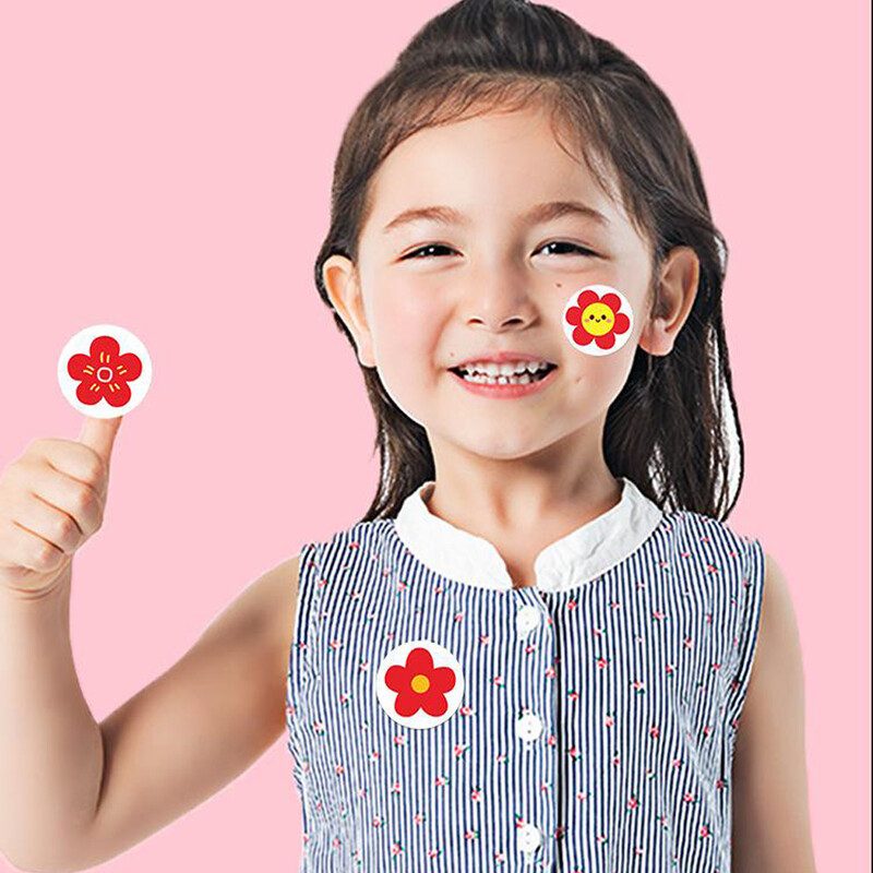 500 de bucăți autocolant cu recompensă cu flori pentru copii, jurnal pentru albume de însemnări, autocolante decorative, sigilii pentru cadouri, autocolante pentru profesori, aprovizionare pentru clasă