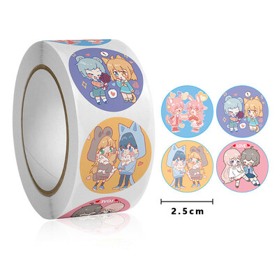 ΝΕΟ 50-100-500 ΤΕΜ. Χειροτεχνία για την ημέρα του Αγίου Βαλεντίνου Αυτοκόλλητο Καρδιά σε σχήμα καρδιάς δώρα γάμου επαγγελματική διακόσμηση Αυτοκόλλητη ετικέτα