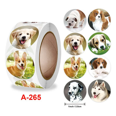 Autocolant de recompensă 100/500 de bucăți Bun pentru profesori și copii Băieți Fată Jucărie Autocolant decorativ pe rolă 8 modele Autocolant cu animale din desene animate