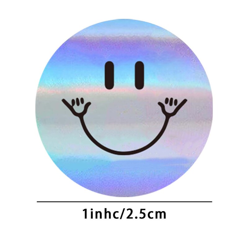 500 tk / rull 2,5 cm laserkleebiste auhinna dekoratiivkinke seeria isekleepuvad kirjatarvete kleebised