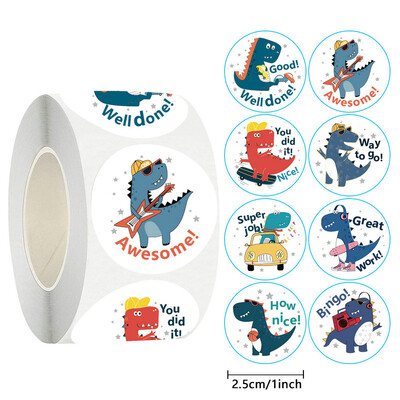 NOI Recompensa cu ridicata Autocolante motivaționale pentru studenți Cut Animal Holiday Festival de petrecere sărbători Etichete autoadezive Artizanat