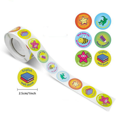 NOI Recompensa cu ridicata Autocolante motivaționale pentru studenți Cut Animal Holiday Festival de petrecere sărbători Etichete autoadezive Artizanat