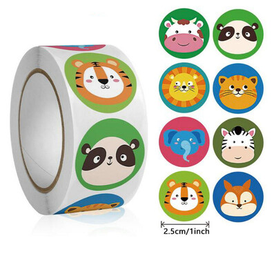 NOI Recompensa cu ridicata Autocolante motivaționale pentru studenți Cut Animal Holiday Festival de petrecere sărbători Etichete autoadezive Artizanat