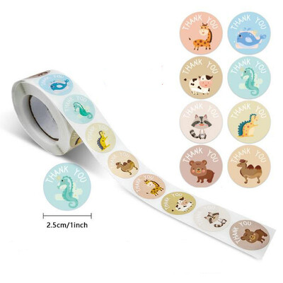 NOI Recompensa cu ridicata Autocolante motivaționale pentru studenți Cut Animal Holiday Festival de petrecere sărbători Etichete autoadezive Artizanat