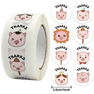 NOI Recompensa cu ridicata Autocolante motivaționale pentru studenți Cut Animal Holiday Festival de petrecere sărbători Etichete autoadezive Artizanat