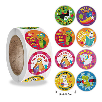 NOI Recompensa cu ridicata Autocolante motivaționale pentru studenți Cut Animal Holiday Festival de petrecere sărbători Etichete autoadezive Artizanat