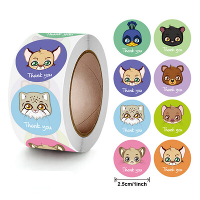 NOI Recompensa cu ridicata Autocolante motivaționale pentru studenți Cut Animal Holiday Festival de petrecere sărbători Etichete autoadezive Artizanat