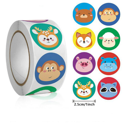 NOI Recompensa cu ridicata Autocolante motivaționale pentru studenți Cut Animal Holiday Festival de petrecere sărbători Etichete autoadezive Artizanat