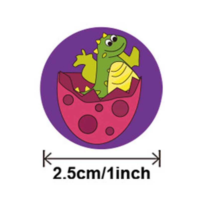 100-500 vnt. Zoologijos sodo gyvūnų animacinių filmų lipdukai vaikams klasikinių žaislų lipdukai lipdukai dinozaurai 1 colio sienų lipdukai