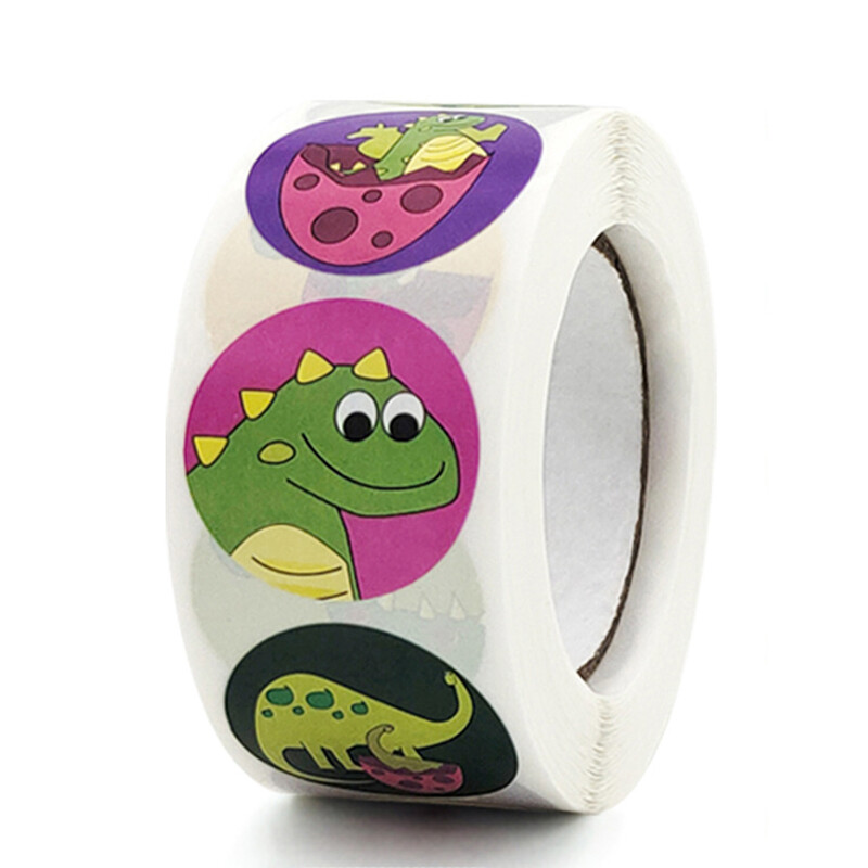 100-500 vnt. Zoologijos sodo gyvūnų animacinių filmų lipdukai vaikams klasikinių žaislų lipdukai lipdukai dinozaurai 1 colio sienų lipdukai