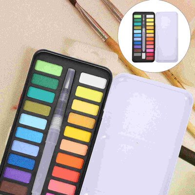 Solid Watercolor Professionaalse komplekti värvitarvikud Mugav multifunktsionaalne joonistusguašš