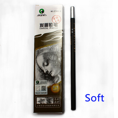 „Maries Art“ pieštukų rinkinys „Non Toxic Artist“ anglies eskizų pieštukas Medinis pieštukas, skirtas piešti eskizą „Avatar“ mokyklos reikmenys