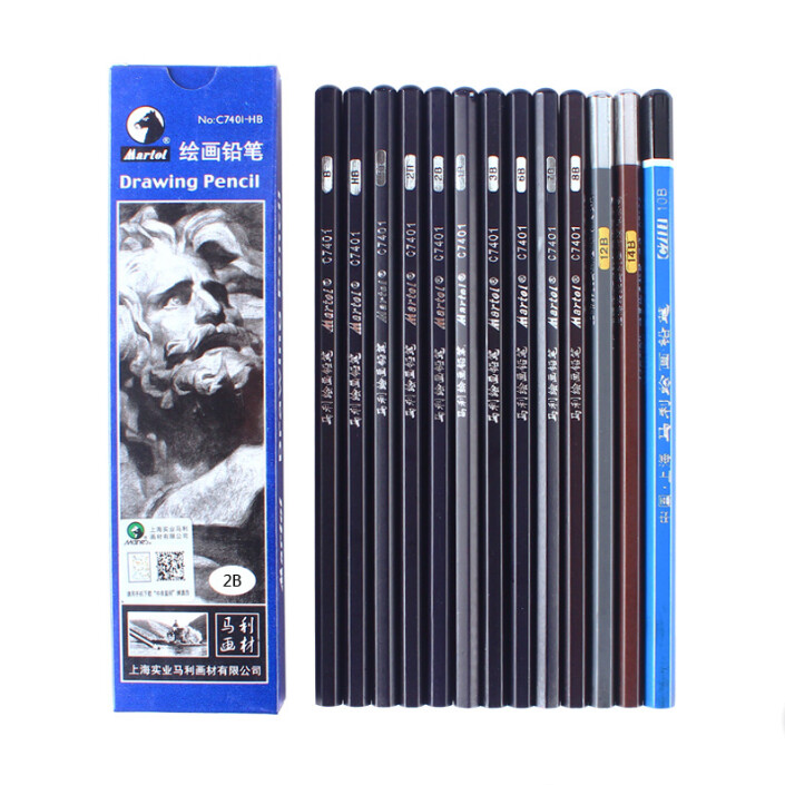 „Maries Art“ pieštukų rinkinys „Non Toxic Artist“ anglies eskizų pieštukas Medinis pieštukas, skirtas piešti eskizą „Avatar“ mokyklos reikmenys
