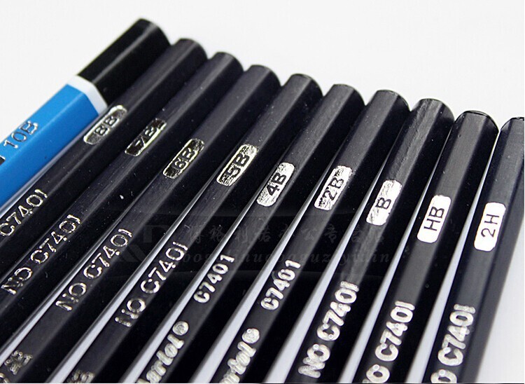 „Maries Art“ pieštukų rinkinys „Non Toxic Artist“ anglies eskizų pieštukas Medinis pieštukas, skirtas piešti eskizą „Avatar“ mokyklos reikmenys