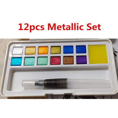 Solid Pigment Watercolor Nail Draw Χρώμιο γκλίτερ πούδρα Λουλούδια Διακόσμηση Χρωστική Νυχιών