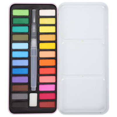 Jednobojni akvarel Višenamjenski komplet pribor za crtanje kist gvaš boja praktičan profesionalni ružičasti pribor dječji