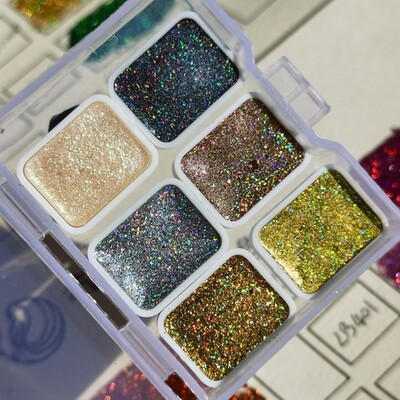 Laserska jednobojna akvarelna boja 12 boja 1 ML Čarobna linija u boji Potezi za slikanje Kist za kaligrafiju Nokti Akvarel pribor za umjetnost