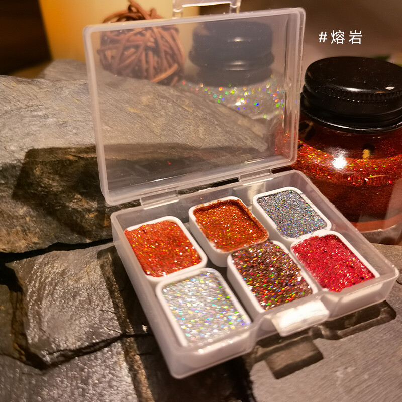 Laserska jednobojna akvarelna boja 12 boja 1 ML Čarobna linija u boji Potezi za slikanje Kist za kaligrafiju Nokti Akvarel pribor za umjetnost